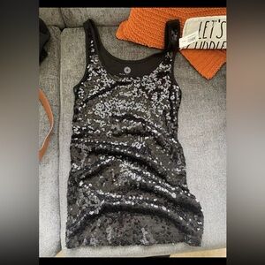 Sequin black tank top size small. Old Navy brand with tags.